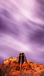 Low angle view of built structure against sky