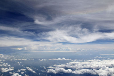 Low angle view of clouds in sky