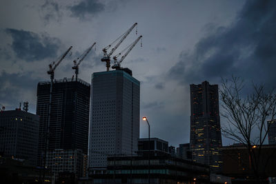 Skyscrapers in city