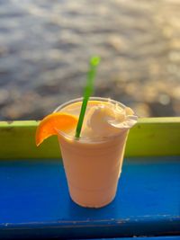 Close-up of drink on table