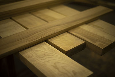 Boards for construction. joinery. lots of boards. wood products. creation of furniture.