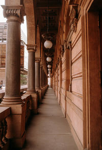 Corridor of historic building