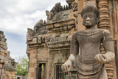 Statue of old historic building