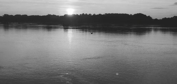 View of lake against sky