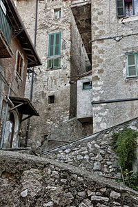 Low angle view of old building