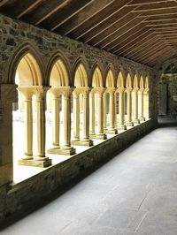 Interior of historical building