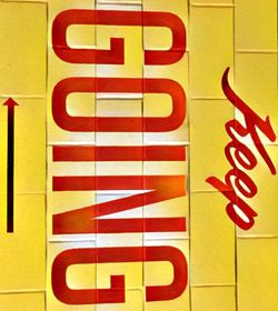 Information sign on wall