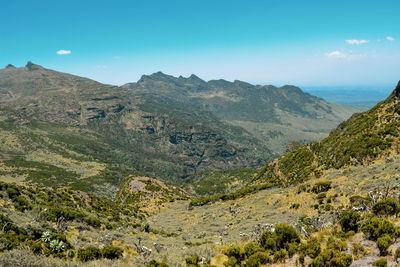 Amazing rock formations at aberdare ranges on the flanks of mount kenya