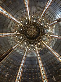 Low angle view of ceiling of building