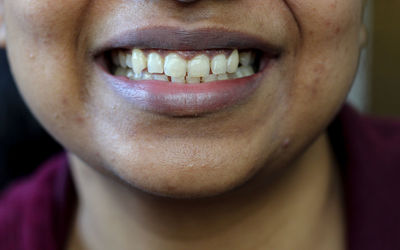 Close-up of smiling man