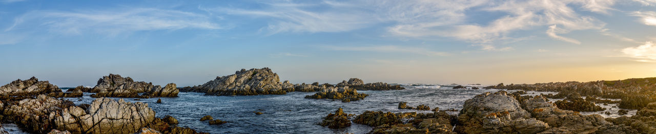 Panoramic view of sea against sky