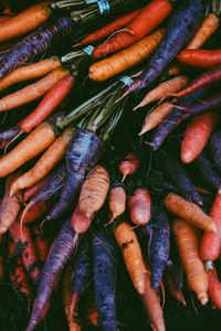 Full frame shot of vegetables at market stall