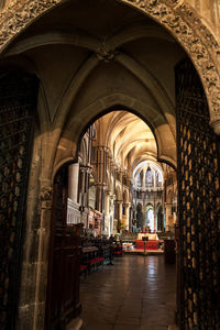 Interior of historic building