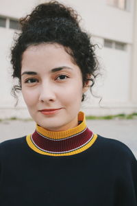 Portrait of a smiling young woman