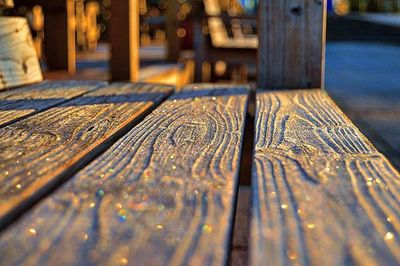 Close-up of wooden surface