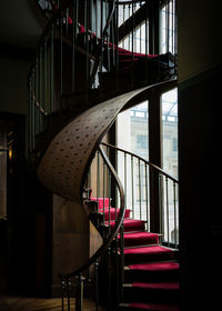 Spiral staircase at home