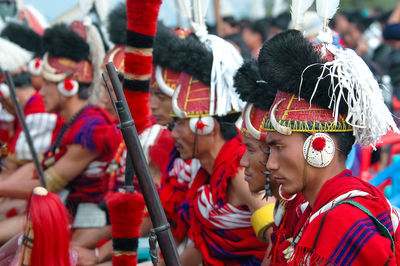 Group of people in traditional clothing