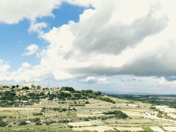 Scenic view of landscape against sky