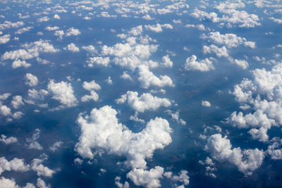 Low angle view of clouds in sky