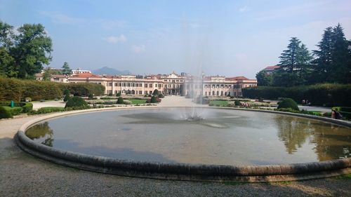 Fountain in park