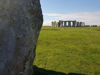 View of old ruins