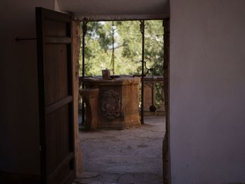 View of abandoned building