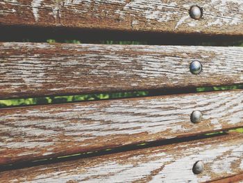 Full frame shot of old wooden wall