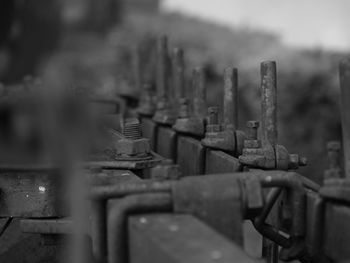 Close-up of rusty metal