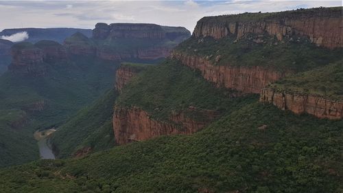 Panoramic view of landscape against sky