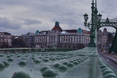 View of historical building in city