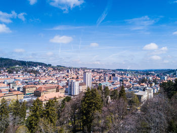 View of cityscape against sky