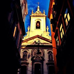 Low angle view of church against sky