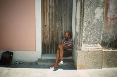 Close-up of young woman