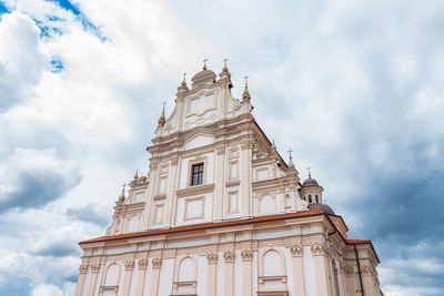 The largest baroque church of the franciscan fathers in poland. zamosc is an ideal city. 
