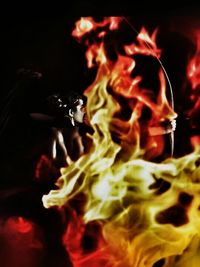 Close-up of fire