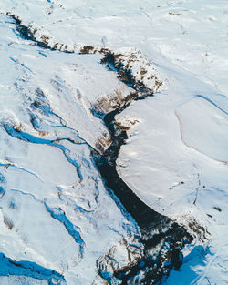 High angle view of water