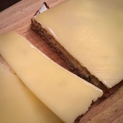 Close-up of bread in plate