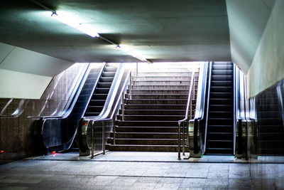 Interior of subway station