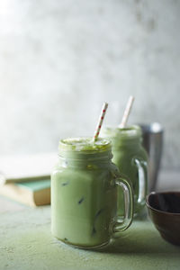 Close-up of drink on table