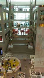 Group of people in shopping mall