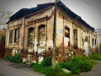 Exterior of old building