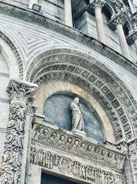 Low angle view of historical building