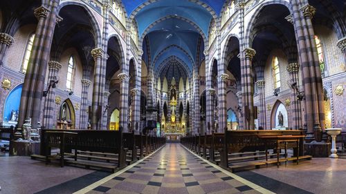 Interior of church