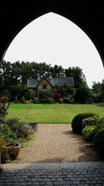 Footpath in garden