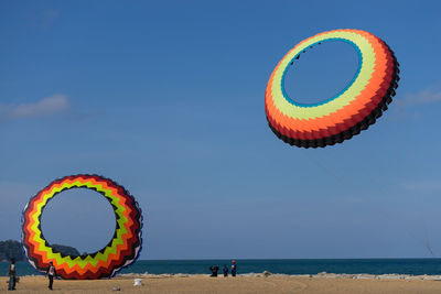A modern and big kite festival during hot and windy season in terengganu, malaysia.