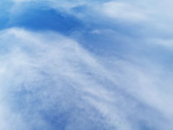 Low angle view of clouds in sky