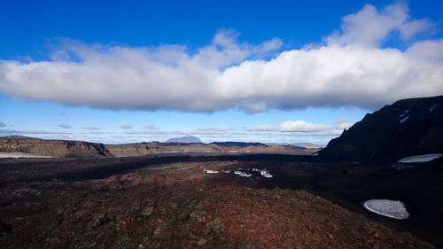 Panoramic view of landscape against sky