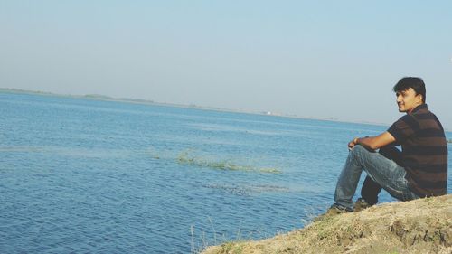 Scenic view of sea