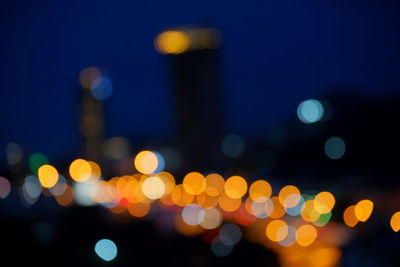 Blurred city night light blur bokeh