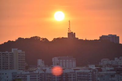 Watching the sunset from my balcony  